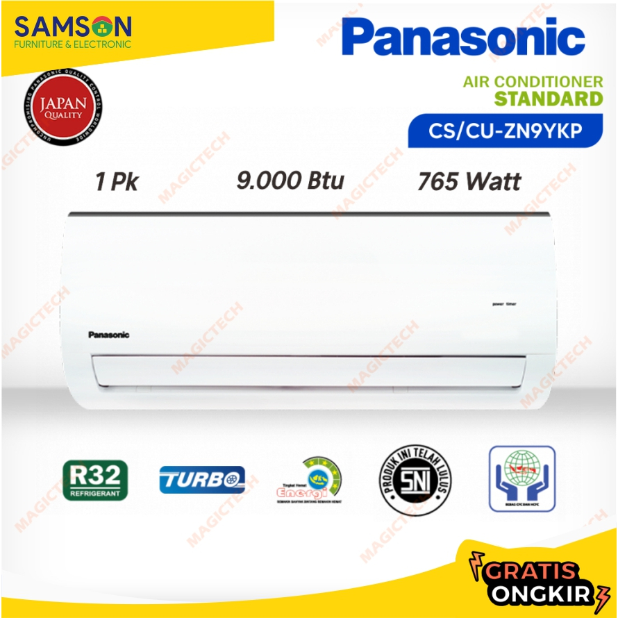AC PANASONIC 1 PK CS/CU-ZN9YKP / 9YKP STANDARD - R32