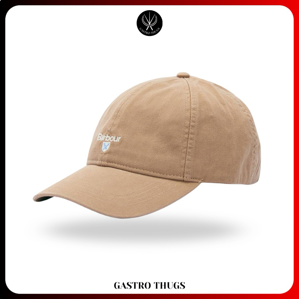 Barbour Cascade Baseball Caps Beige 100% Originals