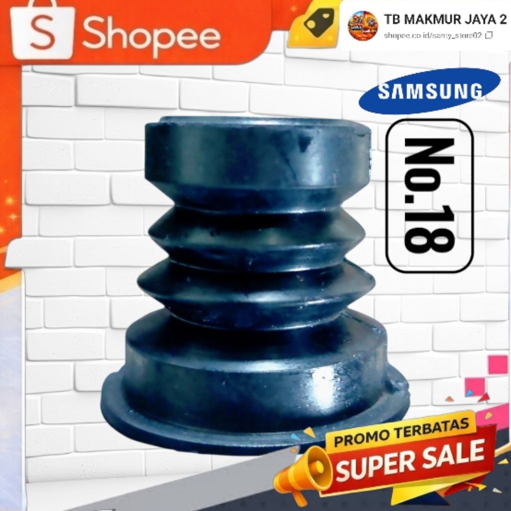 Seal Karet Pembuangan Air No.18 Samsung – Sparepart Mesin Cuci Drain Valve
