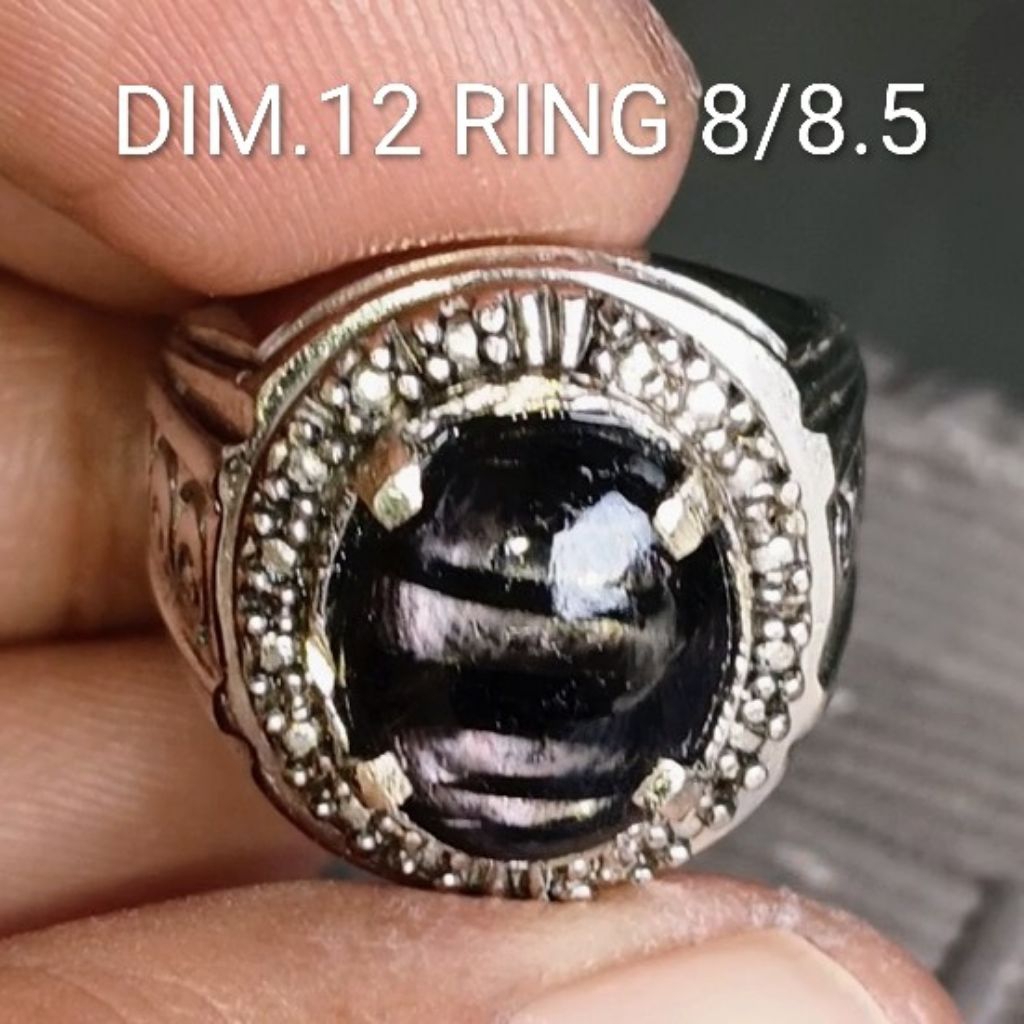 BATU AKIK UNIK ANTIK SAKRAL SANGAT LANGKA bukan black sapphire bukan batu bulu macan lumajang natura