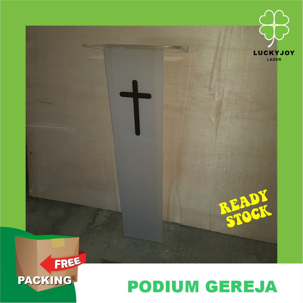 Podium ACRYLIC Gereja | PULPIT Mimbar Akrilik | CHURCH GBI GKI GKJ GKII PGI Bethel Bethany