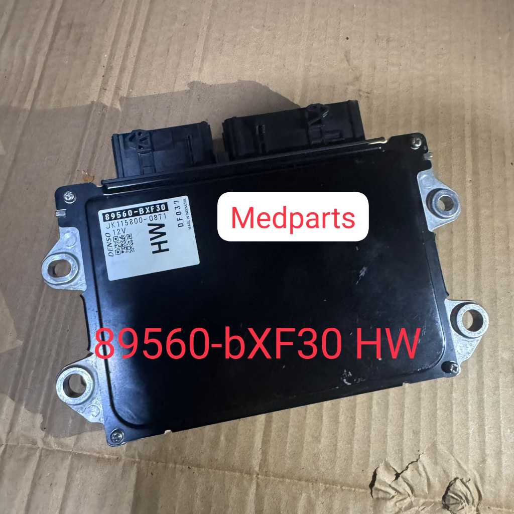 Ecu Ecm Komputer Computer 89560 BXF30 GW Toyota All New Avanza Ayla Agya Manual MT Baru Original Lel