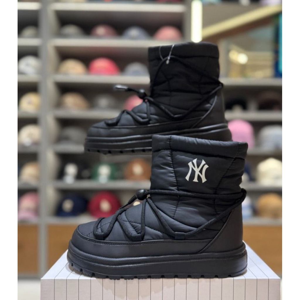 MLB Shoes Curve Padded boots Mid Lace  New York Yankees