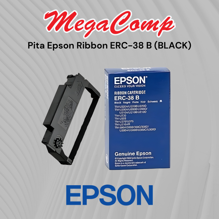 Pita Epson Ribbon ERC-38 ERC38 ERC 38 BLACK