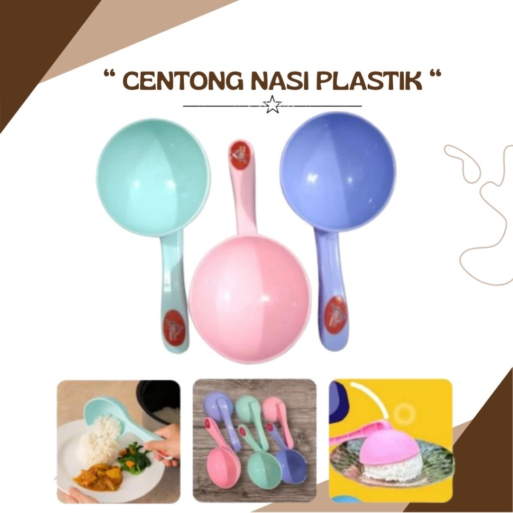 Cetakan Nasi Centong Nasi Padang Cetakan Nasi Padang Plastik Tebal