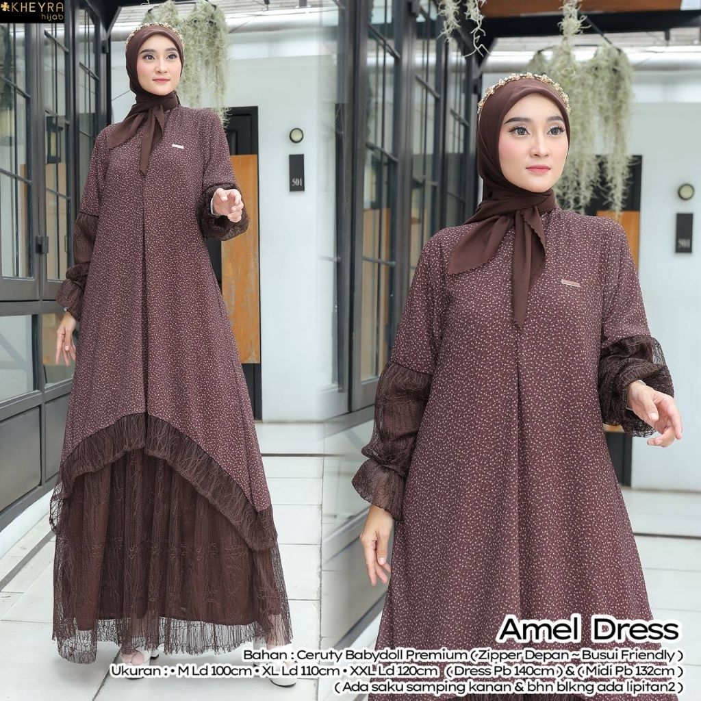GAMIS RAYA | KONDANGAN | CERUTY MIX BROKAT PREMIUM 3 SIZE