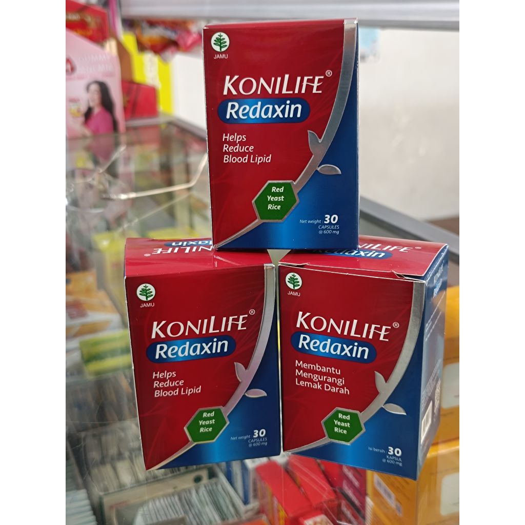 Konilife Redaxin ( angkak) suplemen kolesterol dan trigliserida