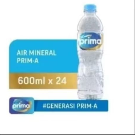 AIR MINERAL PRIMA 600ML 1 DUS ISI 24 BOTOL