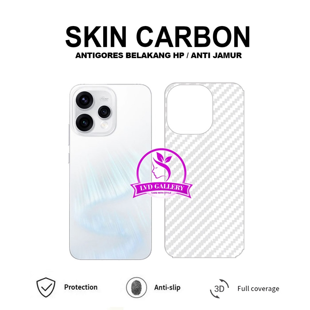 Oppo Reno 15 Pro Max Oppo Reno 15 5G Oppo Reno 15 Pro Oppo Reno 15F Skin Carbon Transparan Garskin A
