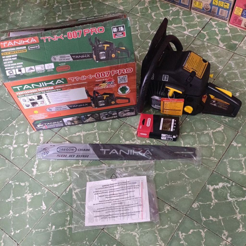 Chainsaw Tanika 007 Pro Gergaji Mesin Profesional