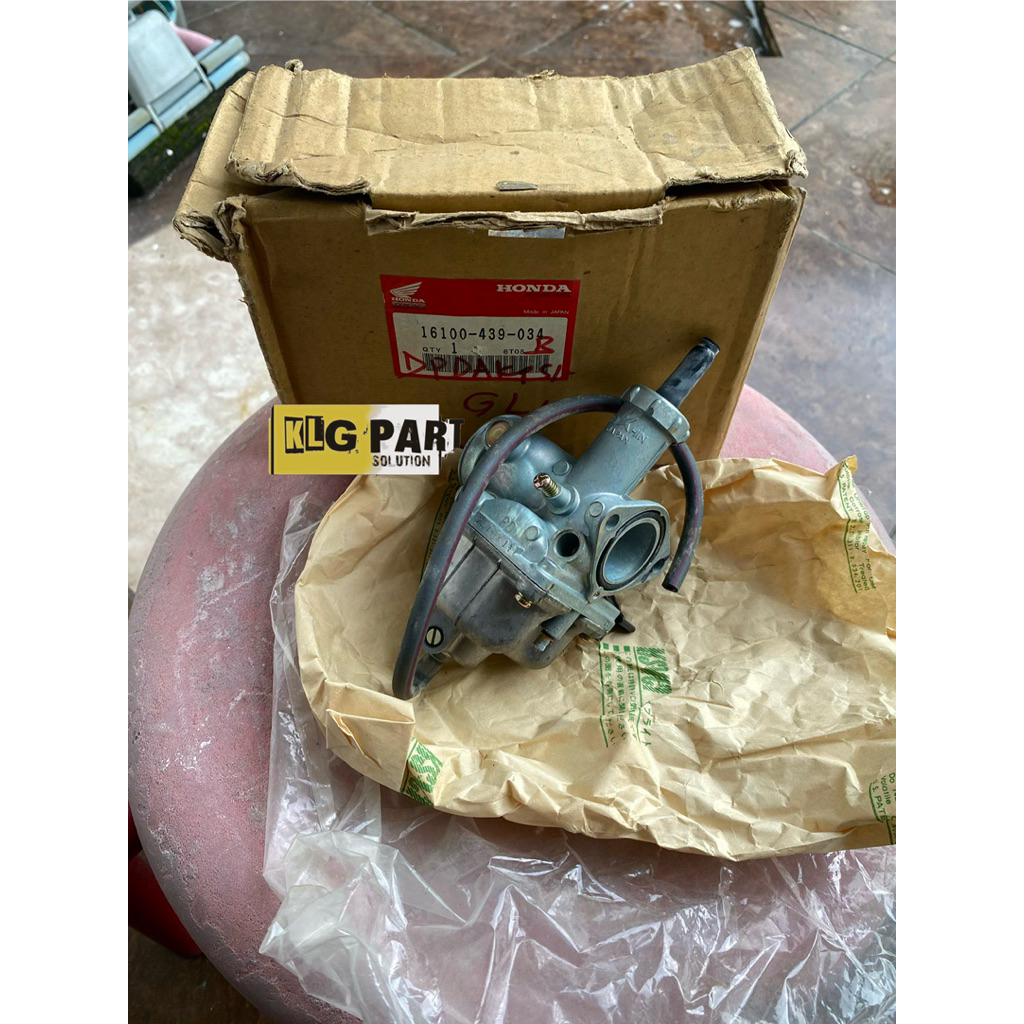 16100-439-034 Karbu Karburator Honda GL100 GL 100 GL125 GL 125 Original Honda Japan
