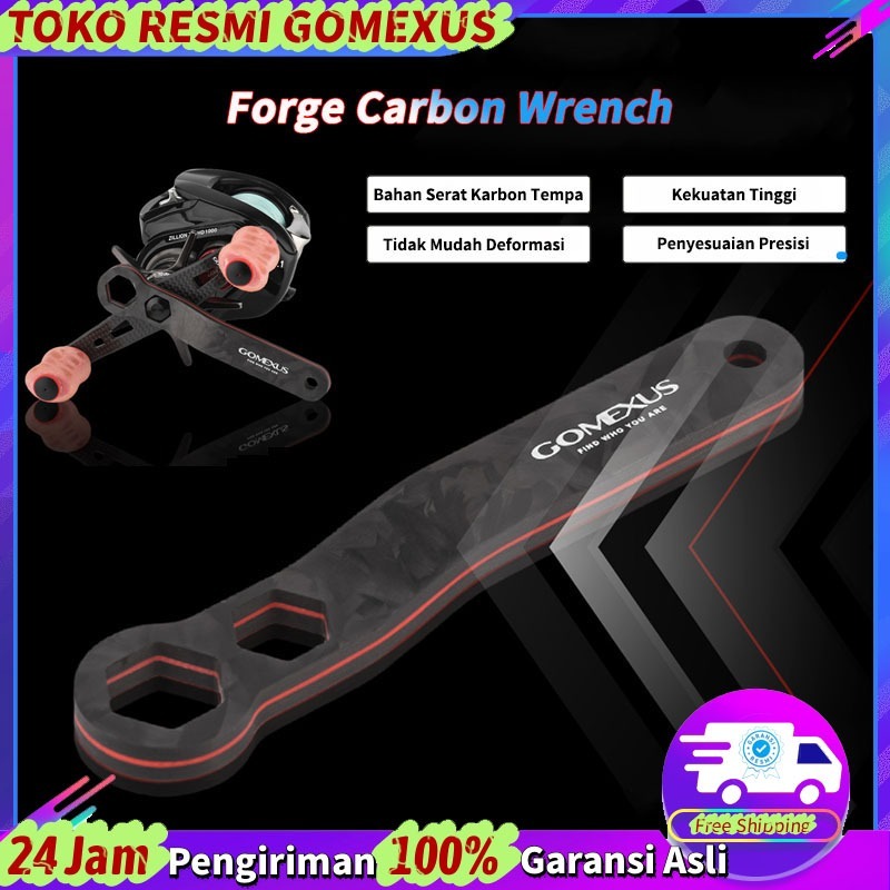 Gomexus GJ Kunci pas Forge Carbon Wrench Modifikasi Lure  Kekuatan Tinggi Tahan Lama Tidak Mudah Ben