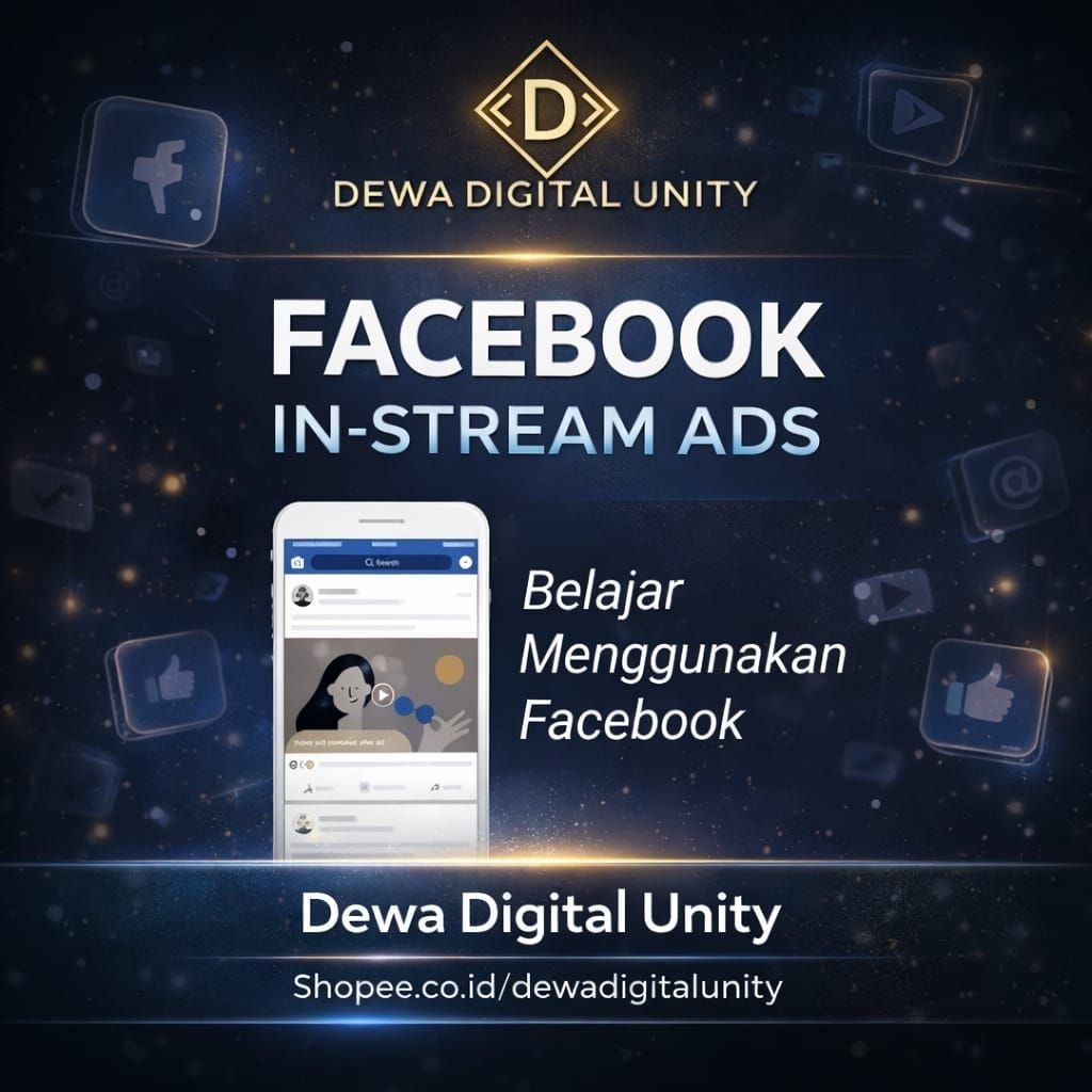 Lifetime Access Facebook In-stream ADS - Belajar Mencari Cuan Menggunakan Facebook