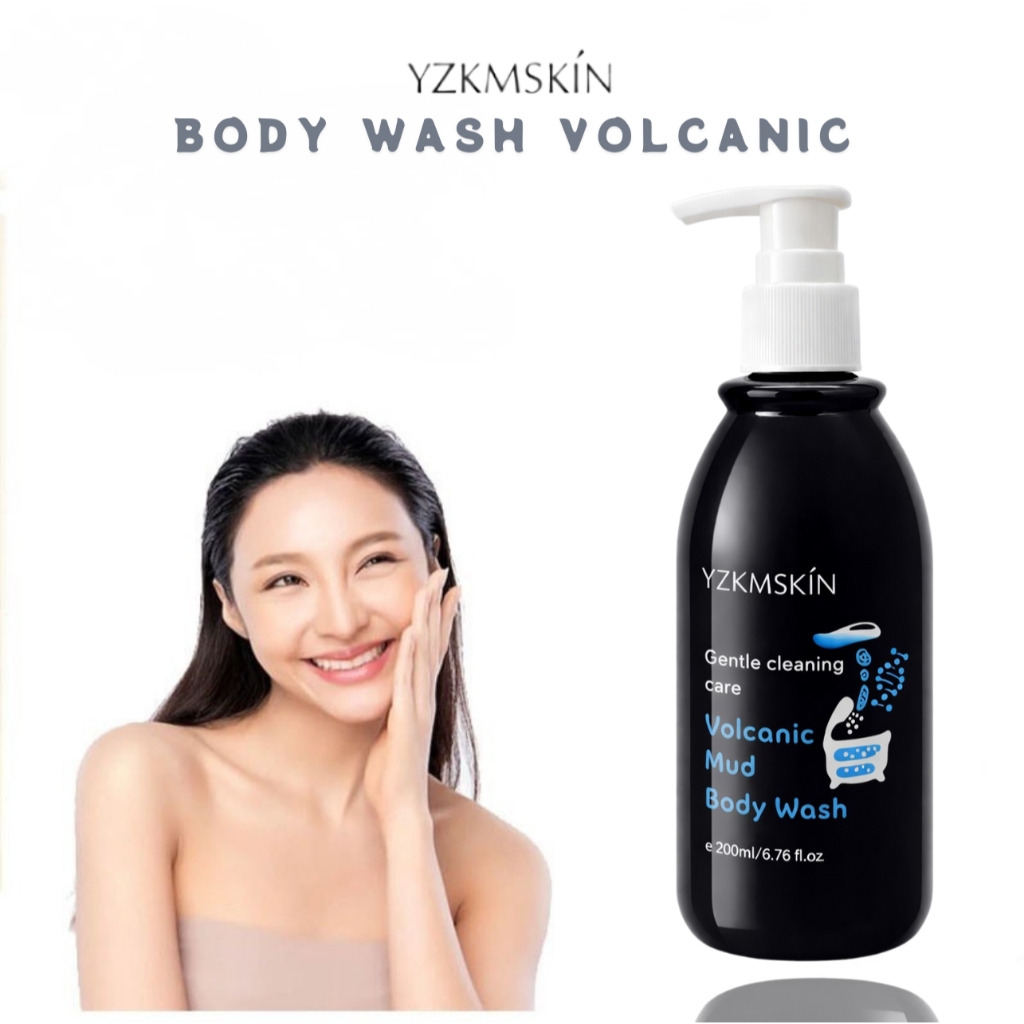 YZKMSKIN - Vulkanik Body wash Sabun Badan 200ml