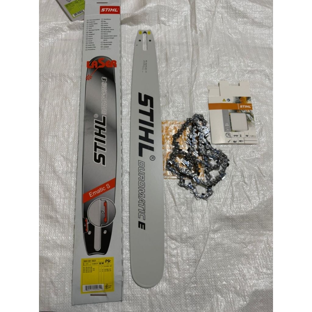 Paket Hemat Combo Bar Senso 25Inch Dan Rantai 72/42T Stihl Asli