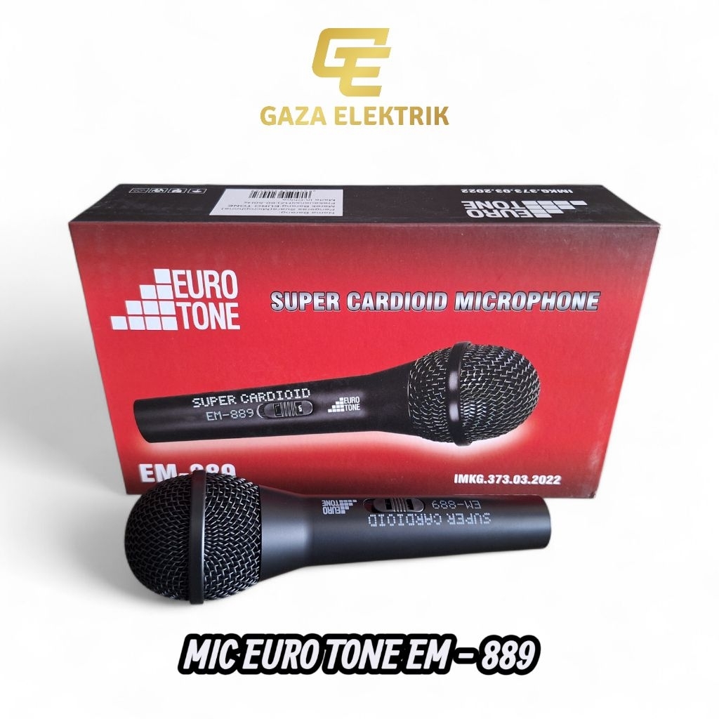 Microphone MIC EURO TONE EM - 889 premium original