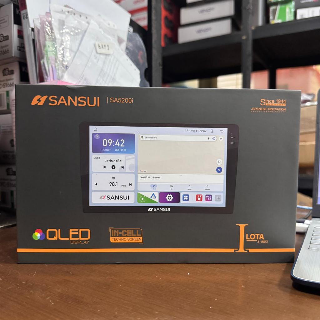 Headunit Android Sansui Lota Series QLED 9 / 10 Inch SA-5200i Ram 2/64