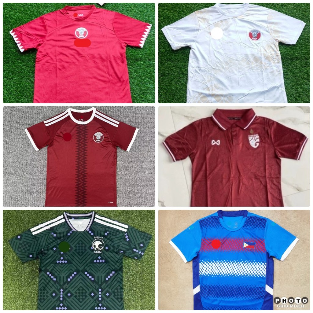 NEGARA ASIA ARAB SAUDI FILIPINA QATAR THAILAND HOME AWAY 3RD JERSEY BAJU BOLA PIALA DUNIA 2022 2026 