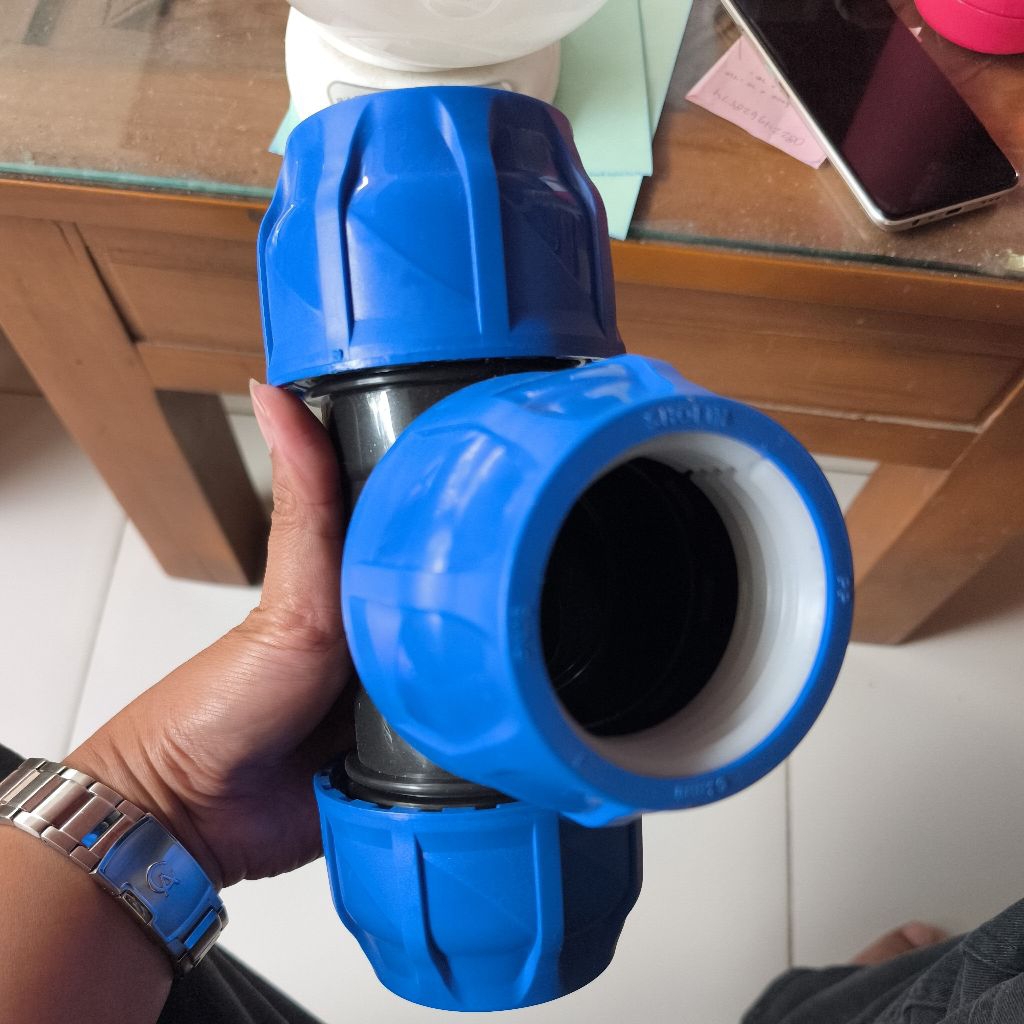 tee pipa HDPE 2 inch berkualitas