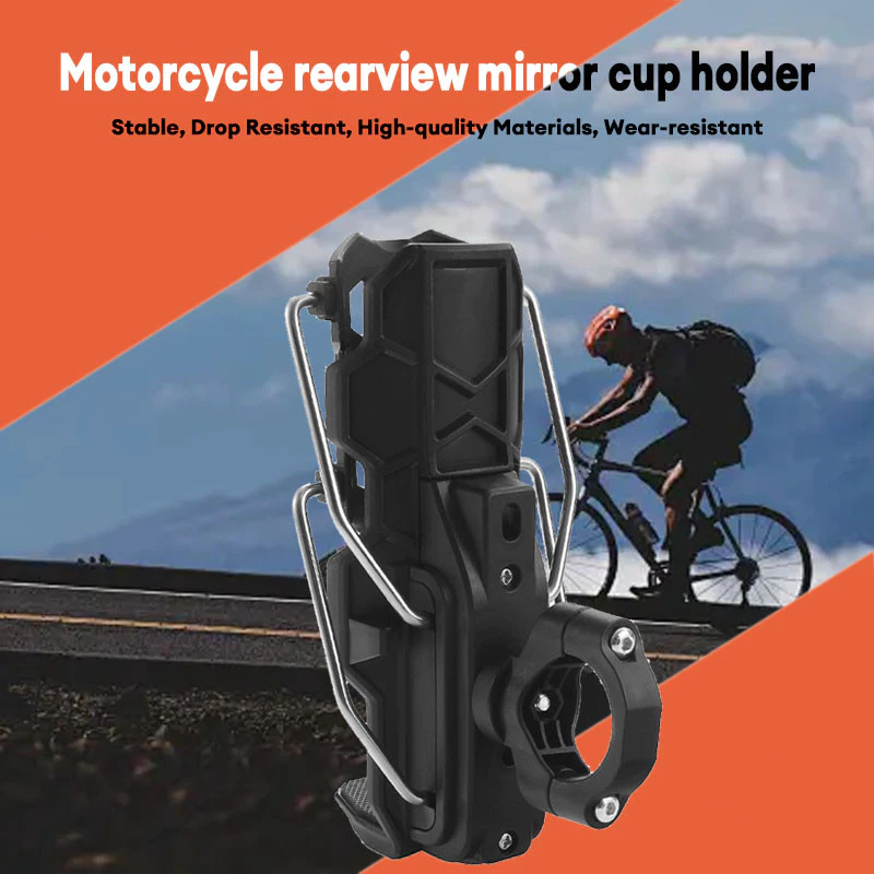 [COD]Bottle Holder Motor Tempat Botol Motor Universal/Tempat Minum Botol Motor Mounting Spion Univer