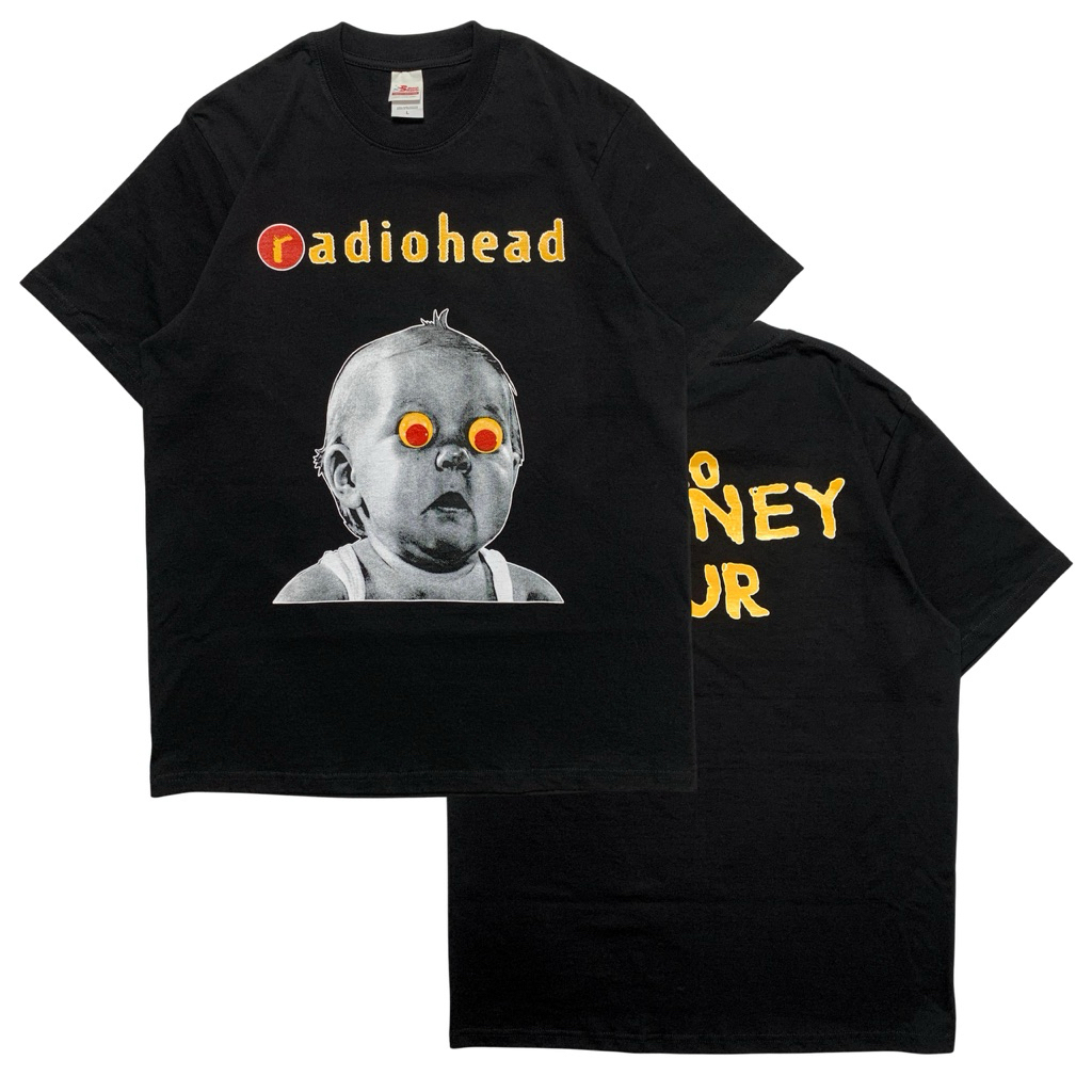 Tshirt Band Radiohead - Pablo Honey Tour vintage