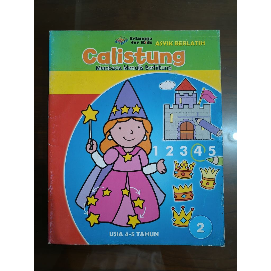 Erlangga for Kids Calistung Membaca Menulis Berhitung 4-5 tahun dan 5-6 tahun