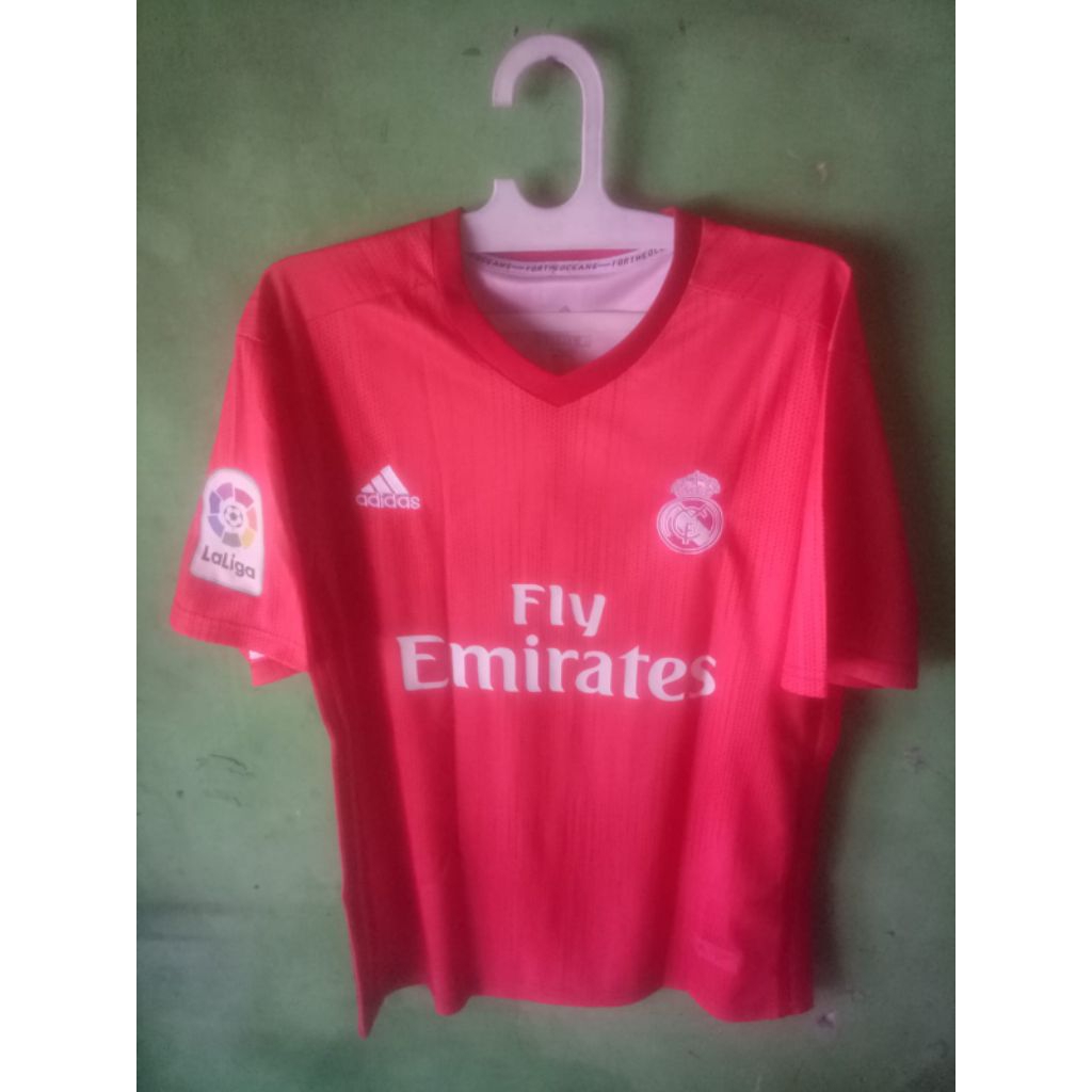 Jersey Second GO Real Madrid Red 2018/19 Size M fit L