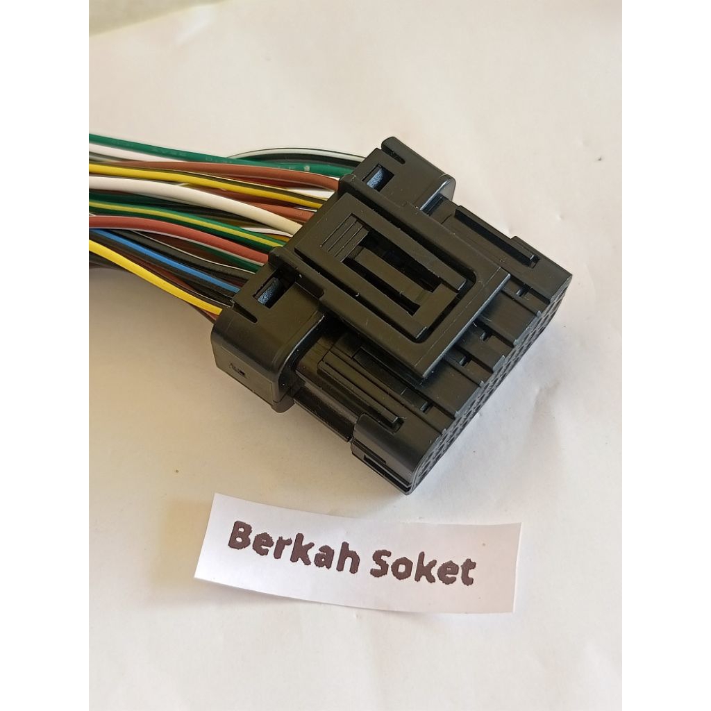 soket ecu ecm Honda beat esp ISS, Scoopy esp ISS Thn 2015-2016 kode ecu k25-611 pin 33