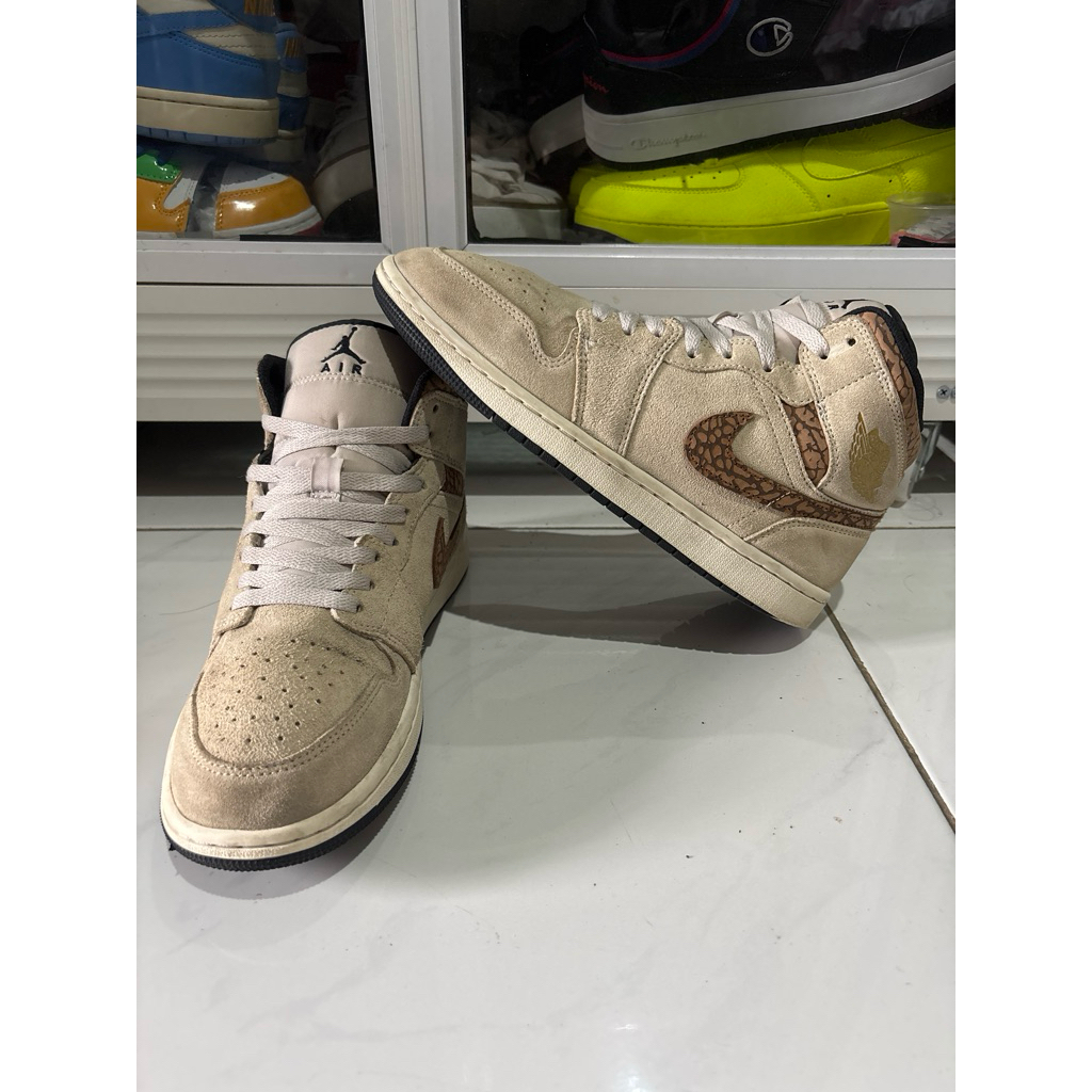 Jordan 1 Mid “SE Brown Elephant” size 42/26.5cm