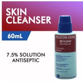BETADINE SKIN CLEANSER (POVIDONE-IODINE) 60ML/120ML