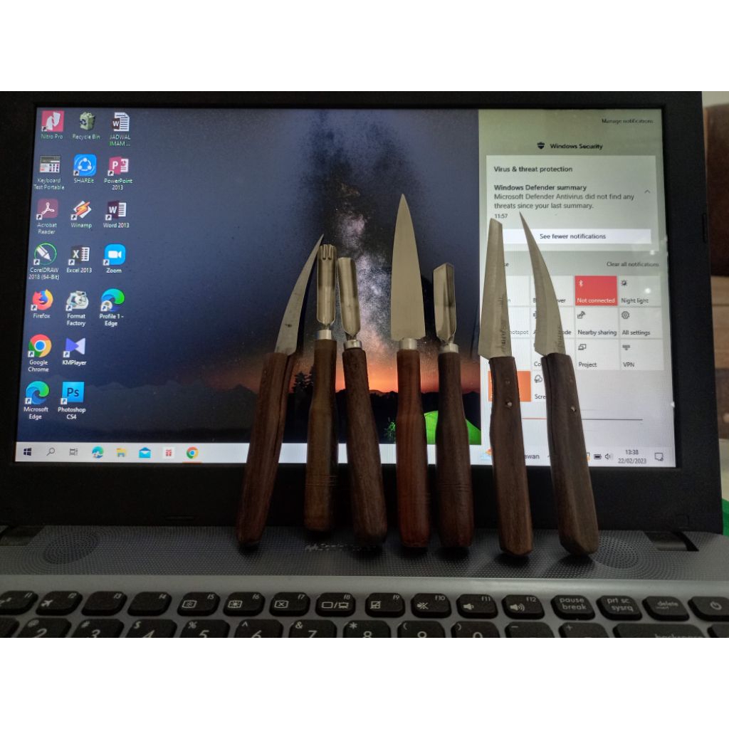 pisau garnish ukir tumpeng buah dan sayur