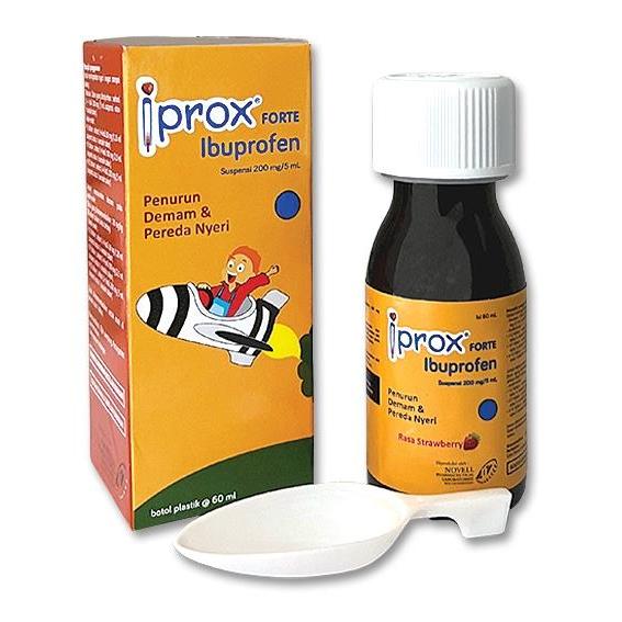 Iprox Forte Sirup Ibuprofen Rasa Strawberry Anak