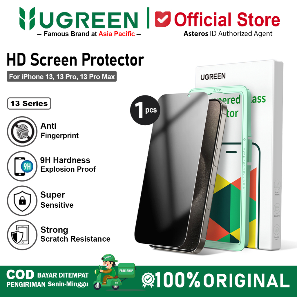 UGREEN Tempered Glass Anti Spy For iPhone 13 13 Pro 13 Pro Max  Full Screen Protector