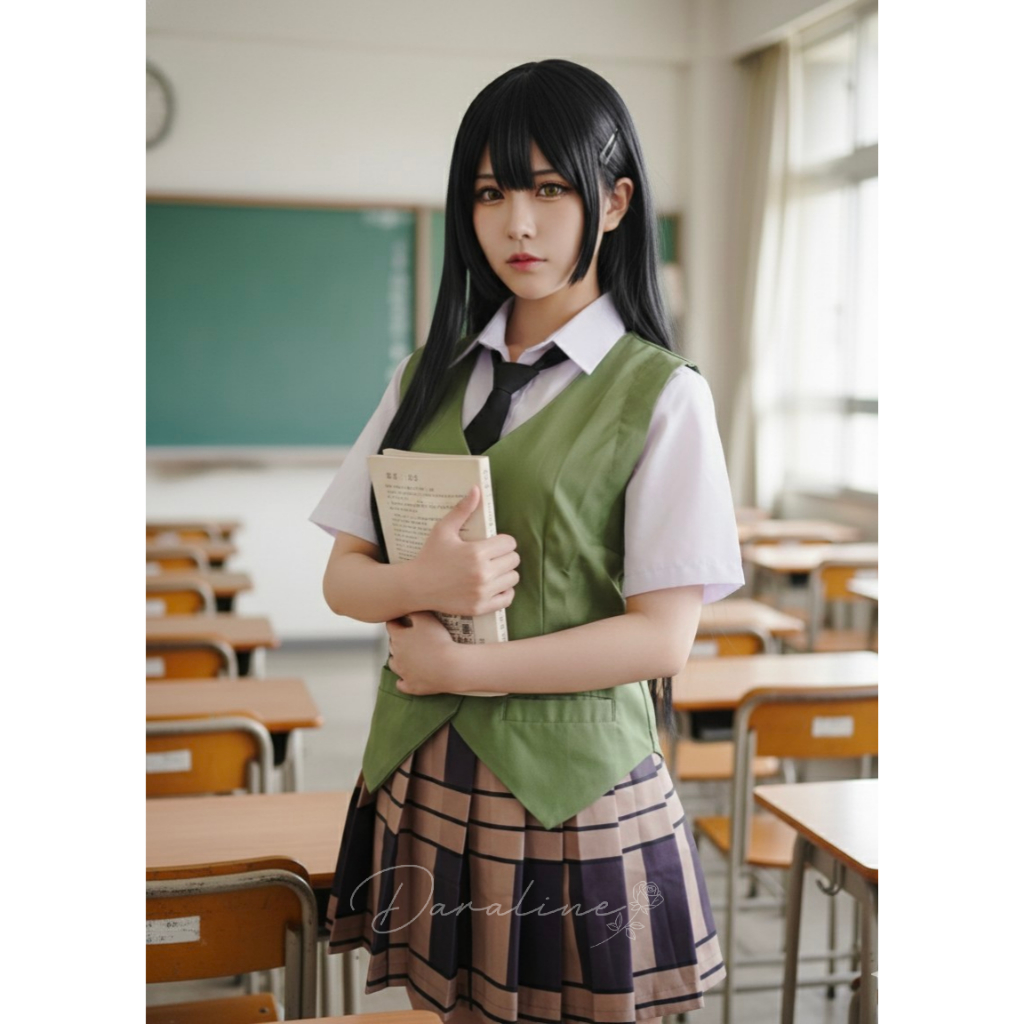 Kostum Cosplay Seifuku Aihara Mei Anime Citrus High Quality