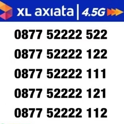 Kartu Perdana Nomor Cantik XL AXIATA - 10 DIGIT -11 DIGIT-12 DIGIT MURAH