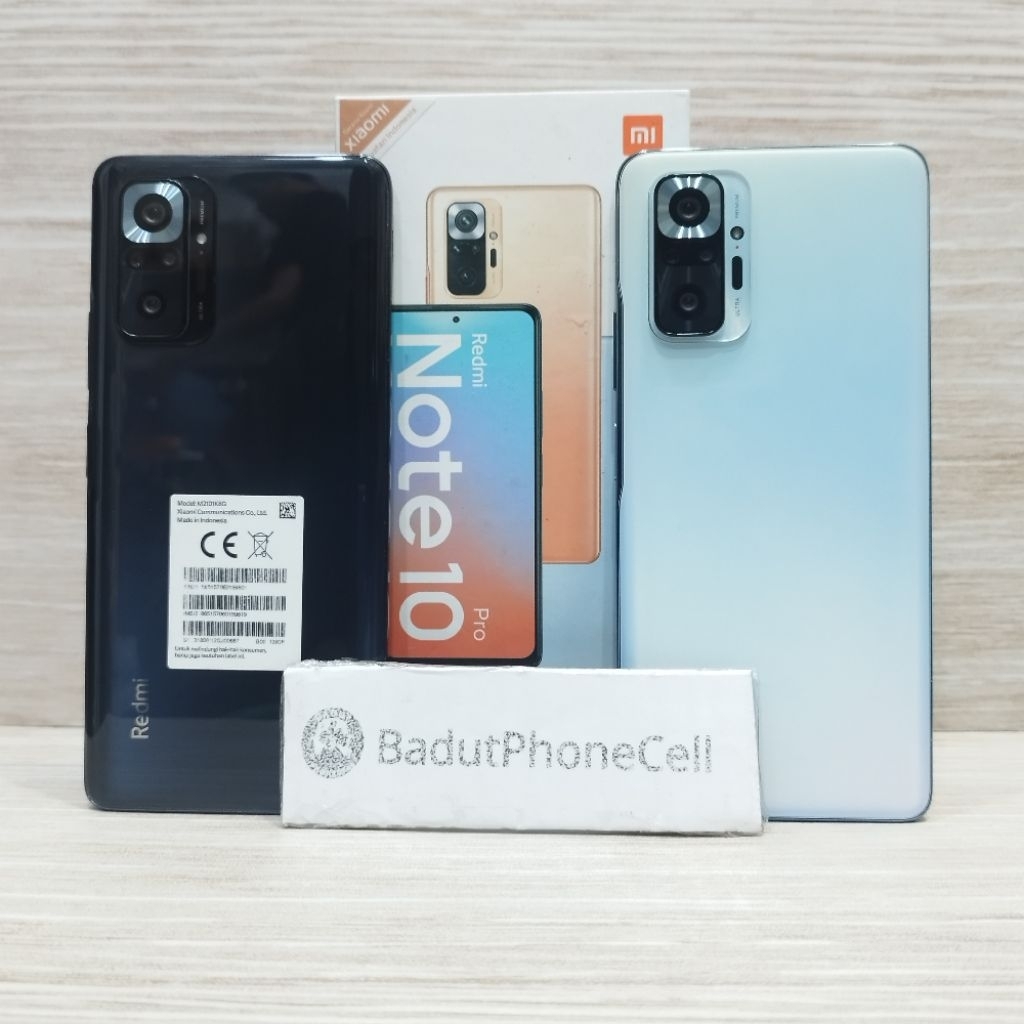REDMI NOTE 10 PRO 8/128GB 6/128GB HANDPHONE SECOND BEKAS FULLSET