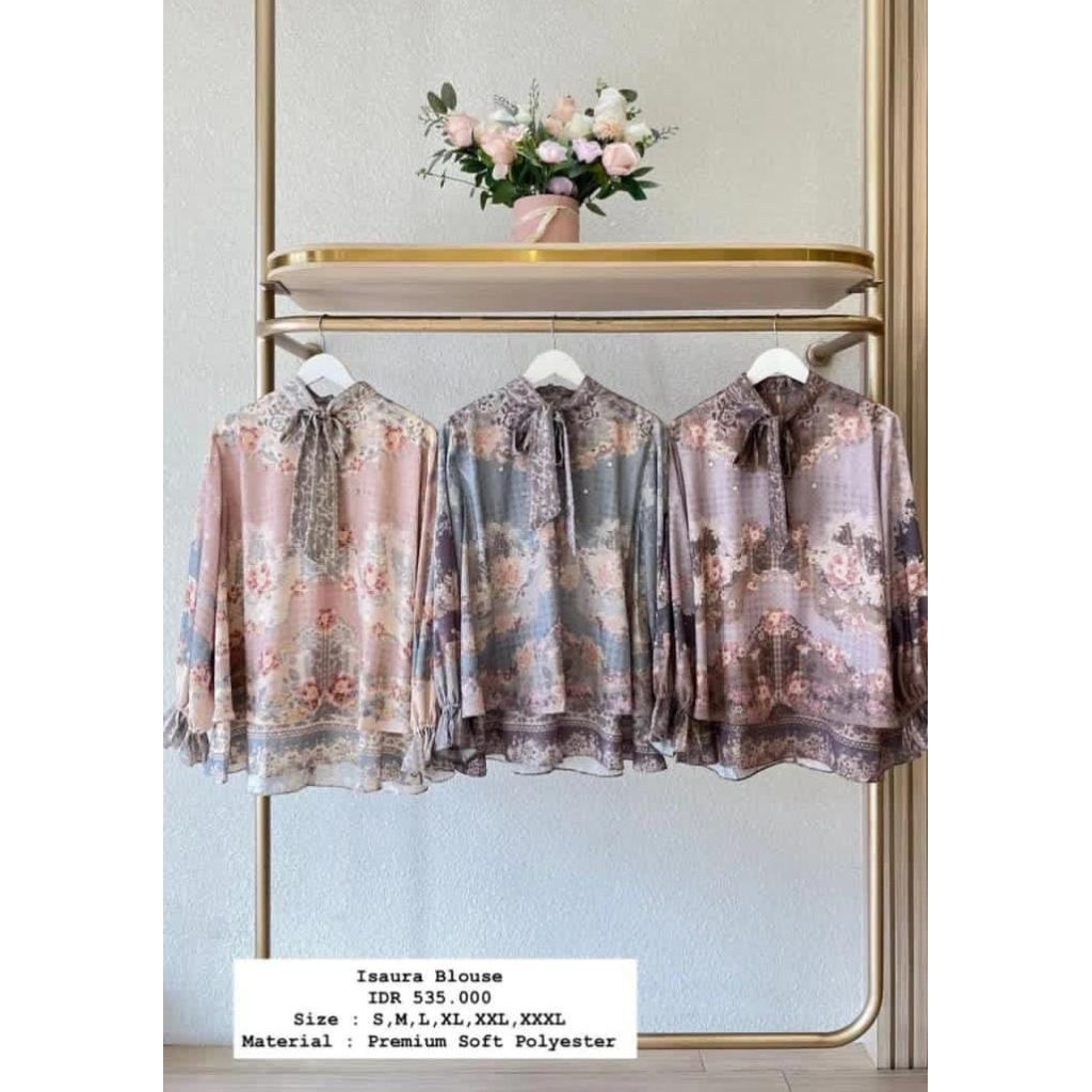 PACKAGING ZIPLOCK- ISAURA BLOUSE BLUS SORA NALA LUMI WEARING KLAMBY IED SERIES