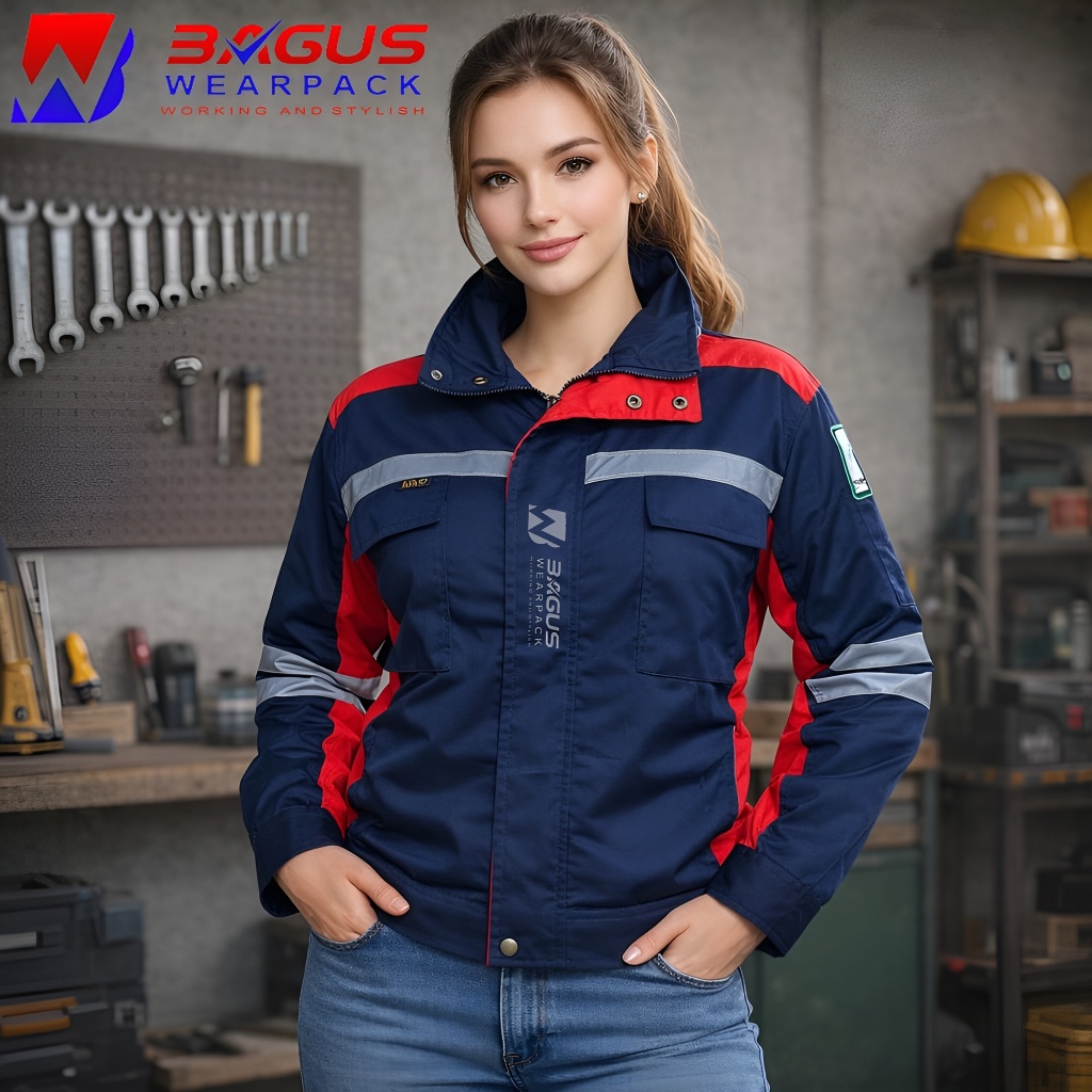 Wearpack Jaket Atasan Werpak Kerja Baju Kerja Pria Lengan Panjang - Model Jaket