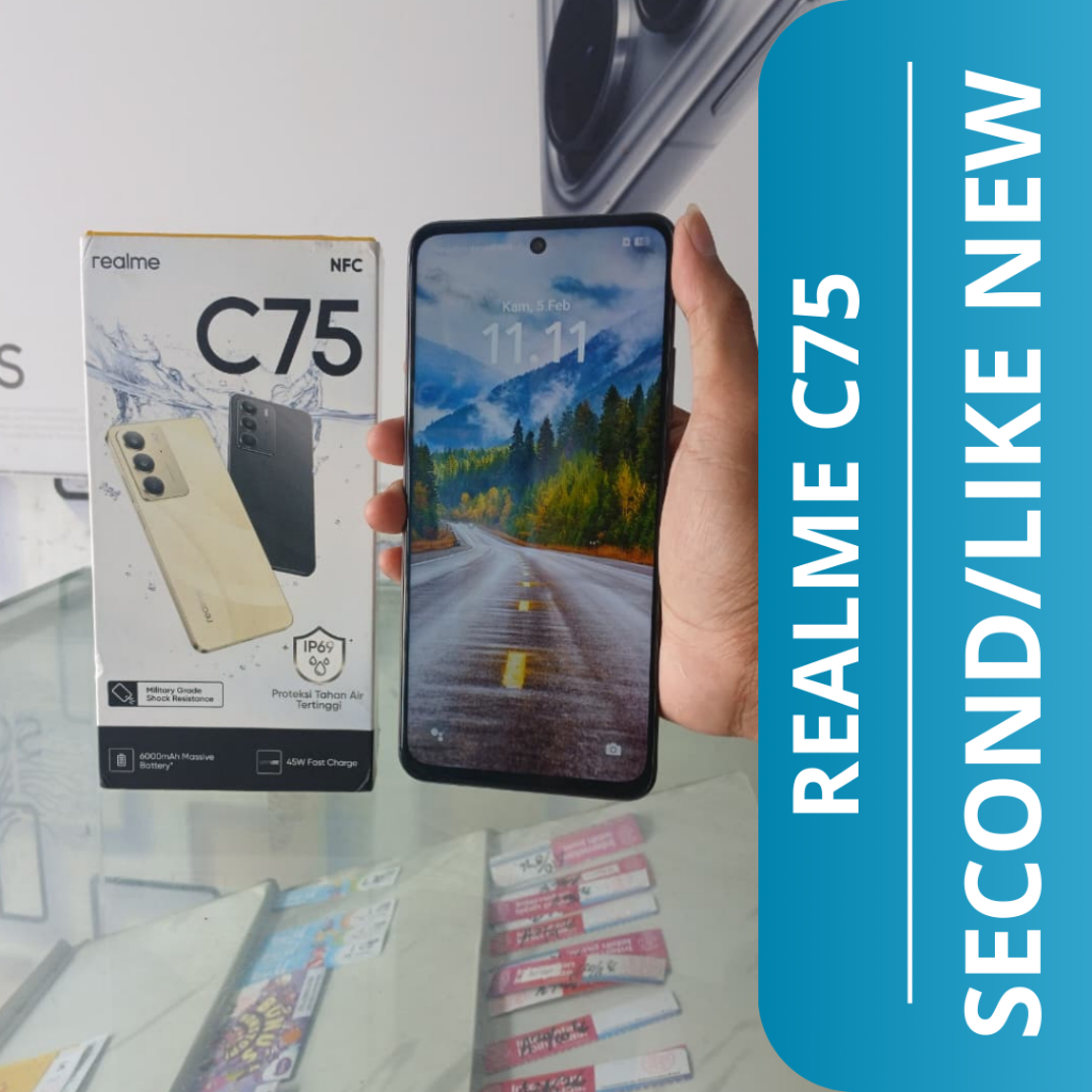 HP SECOND REALME C75 (8/128 GB) /REALME C75 HP SECOND/ SECOND LIKE NEW