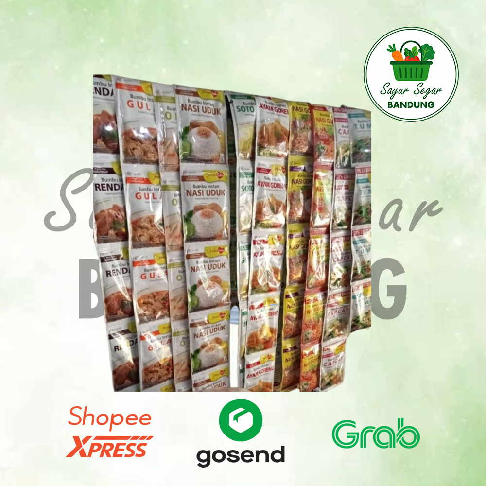 Bumbu Instan MamaSuka All Varian - Rendang / Opor / Soto / Capcay - 1 Renceng Isi 10