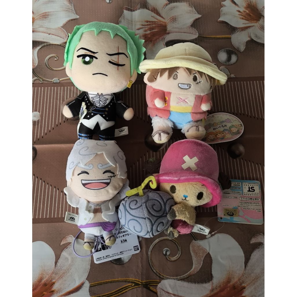 ONE PIECE Anime Plush doll, Luffy, Zoro, Chopper