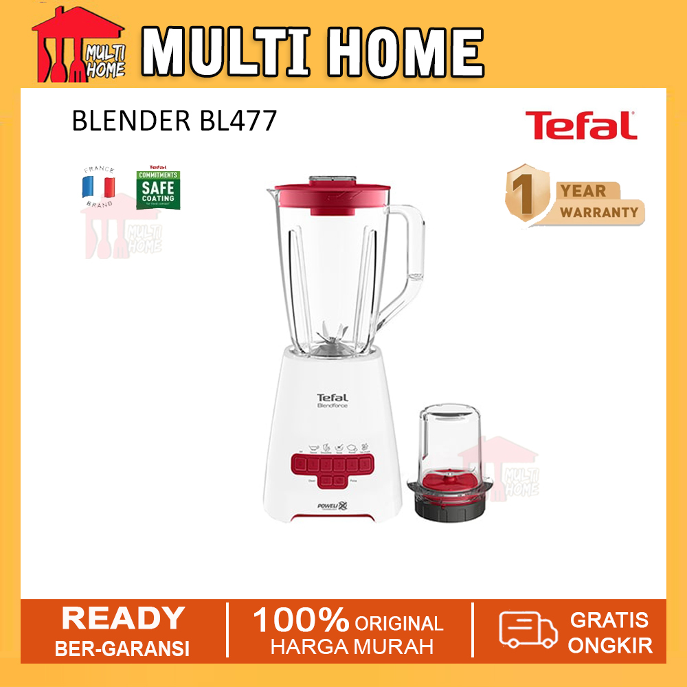 Tefal Blendforce Piano BL477 - Blender / Blender Bumbu dapur / Garansi 1 Tahun