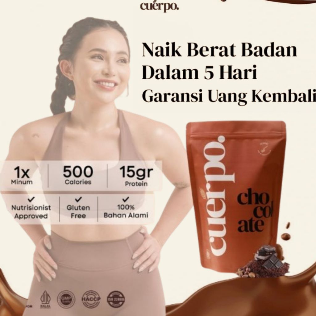 Cuerpo Susu Tinggi Kalori Dan Protein Rasa Coklat Penambah Berat Badan