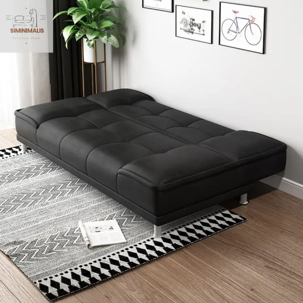 Sofa Bed Kulit Minimalis Multifungsi Kualitas Terbaik Premium