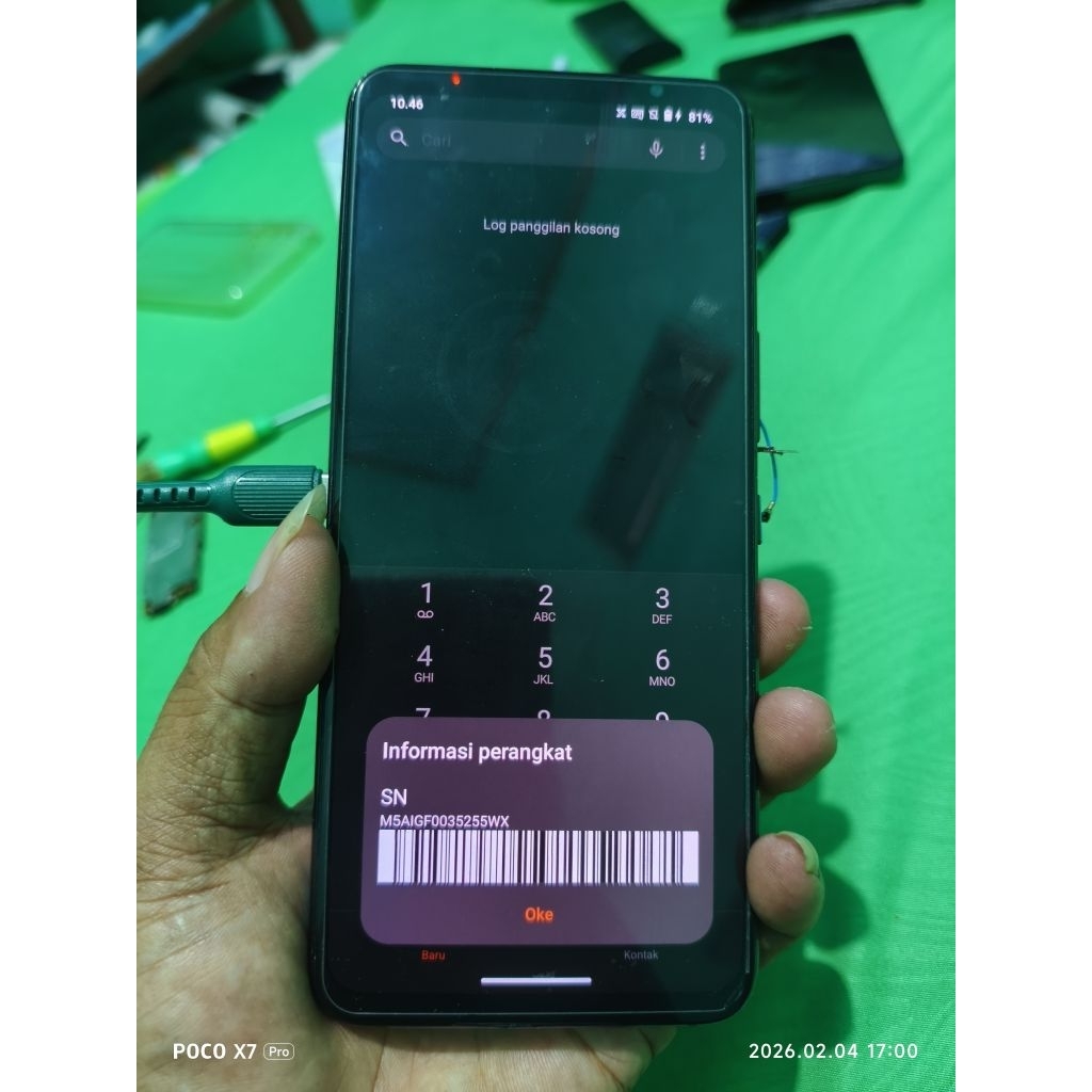 Mesin Rog 5 Ram 12/128 MINUS