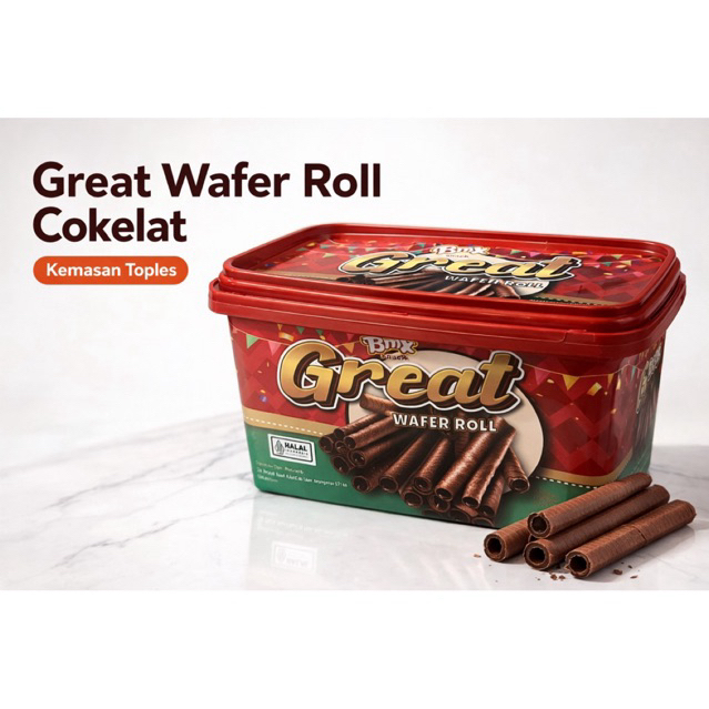BMX SNACK GREAT WAFER ROLL WITH BOX 180gr