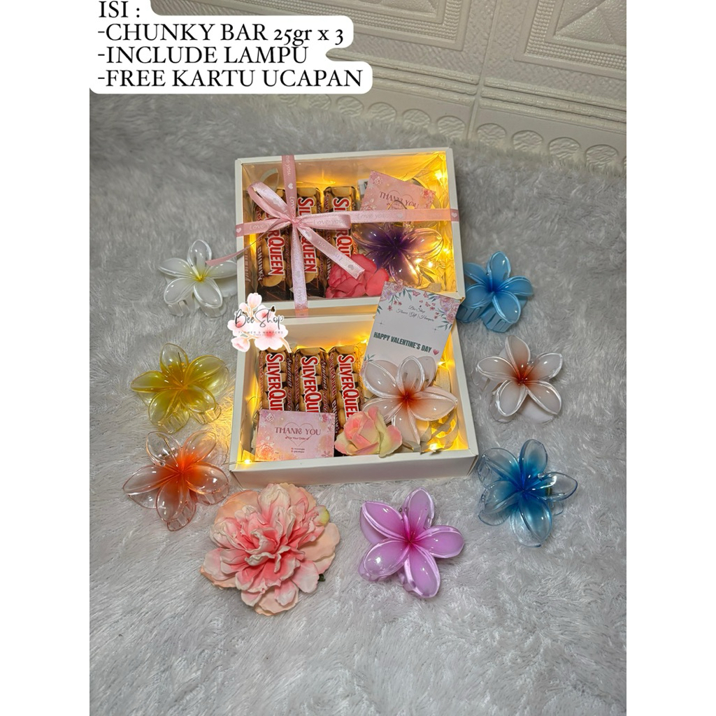 HAMPERS COKELAT EDISI VALENTINE / GIFT BOX / HADIAH VALENTINE / MEDAN / SILVERQUUEN