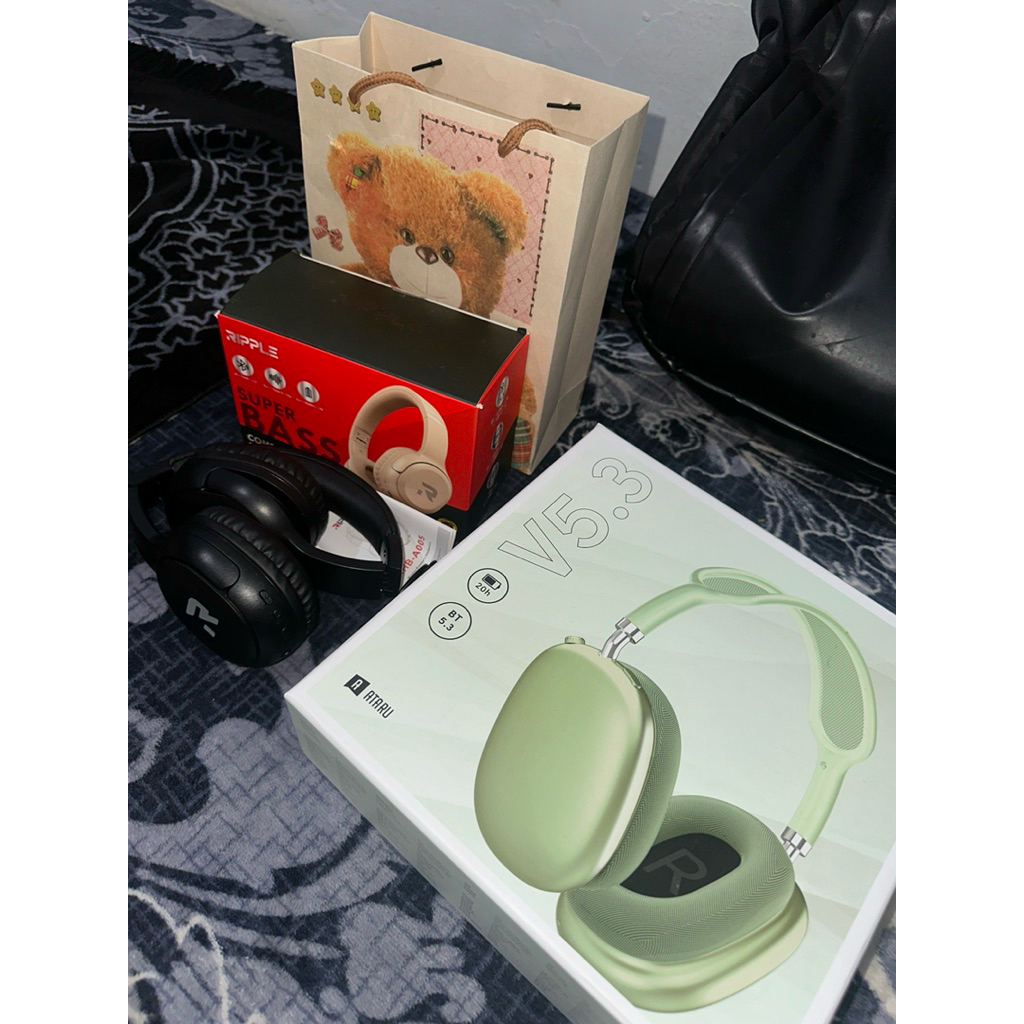 Headset Super Bass Noise Canceling Wireless