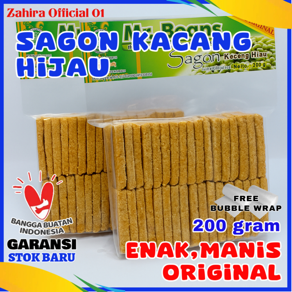 Kue Kering Lebaran Sagon Kelapa Kacang Ijo Manis Oleh-oleh Khas Kebumen