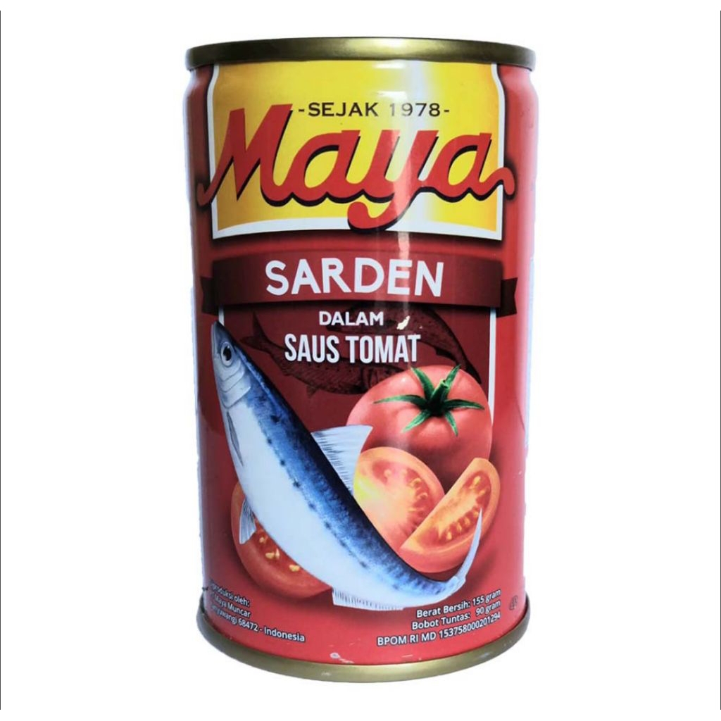 Maya Sarden Kaleng 155 g